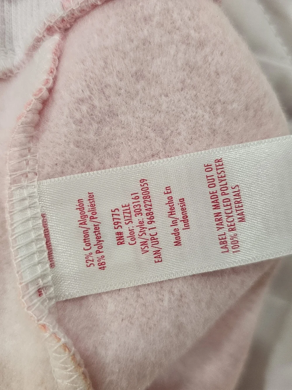 Justice Girls Ombre Fleece Crewneck Pullover Sweatshirt Kindness 12/14 L
